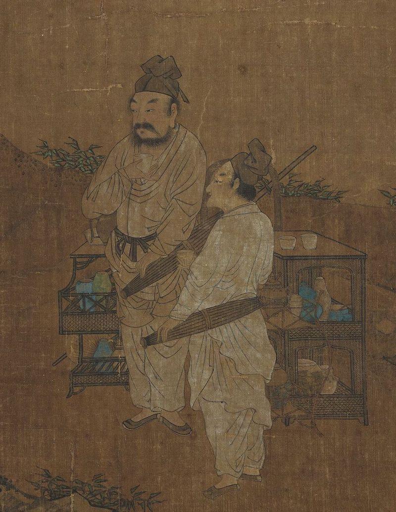 重拾“圍爐煮茶”文化，一起看看故宮藏畫里的“圍爐煮茶”[精制鋼圍爐茶桌](圖8)