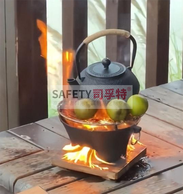 圍爐煮茶小貼士：火災(zāi)、中毒、燙傷需防范[精制鋼圍爐茶桌](圖1)