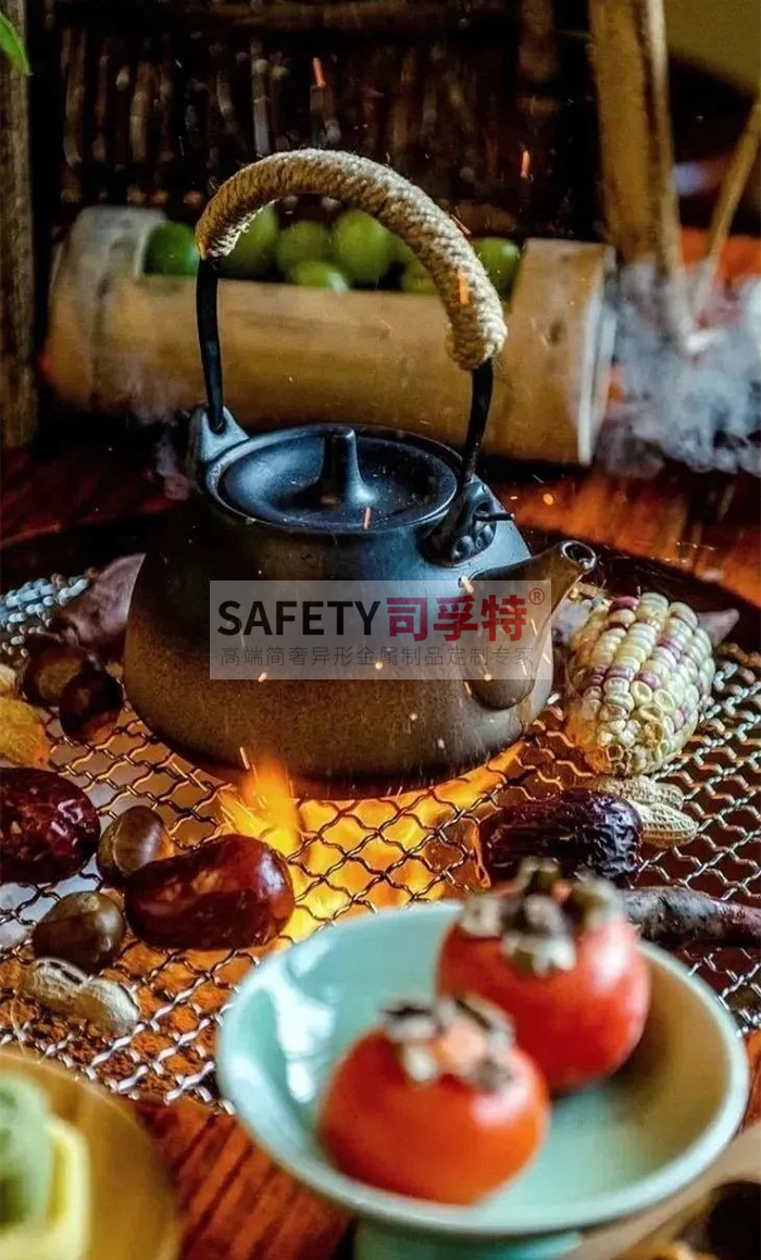 圍爐煮茶小貼士：火災(zāi)、中毒、燙傷需防范[精制鋼圍爐茶桌](圖2)