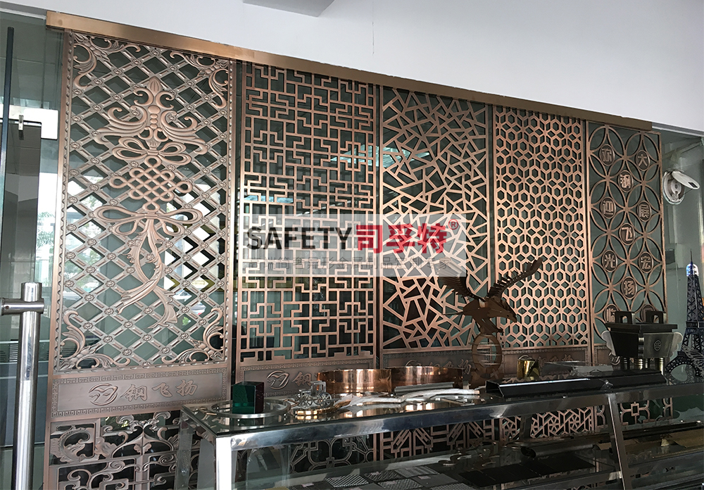 不銹鋼屏風(fēng)隔斷有哪些特點(diǎn)[司孚特金屬屏風(fēng)，不銹鋼屏風(fēng)](圖3)